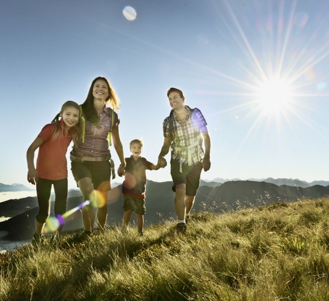 Wandern im Familienurlaub © Flachau Tourismus