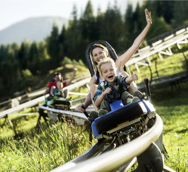 Sommerrodeln am "Lucky Flitzer" © Flachau Tourismus